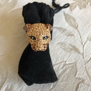 Cheetah Cocktail Ring
